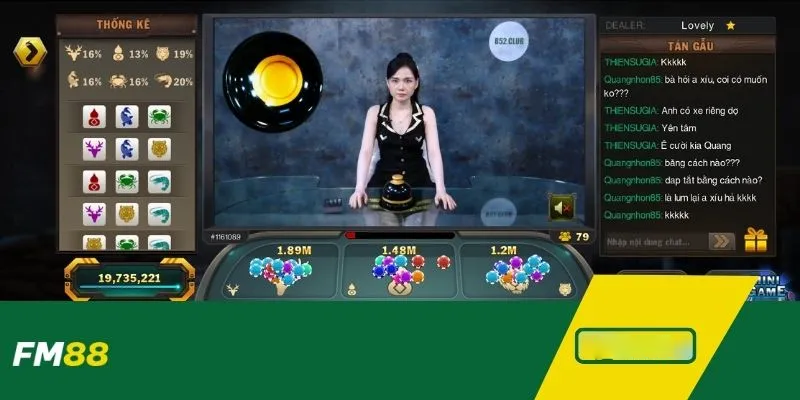 Game bầu cua tôm cá FM88